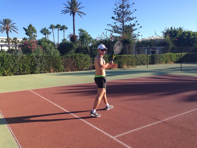 Отдых в тунисе - игра в теннис
